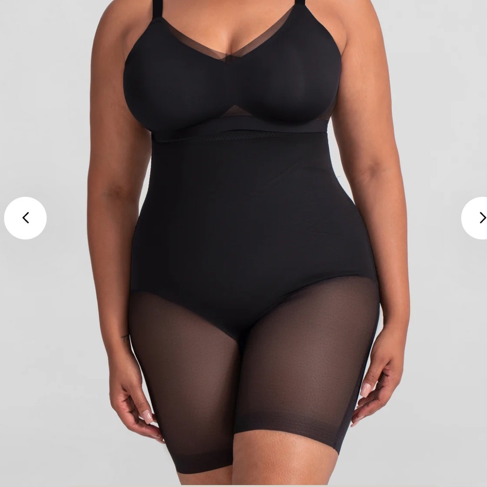 Honeylove Plus Size 3X SuperPower Short Vamp Black Shapewear‎ NEW